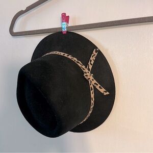 Tirabasso 100% Wool Black Felt Hat